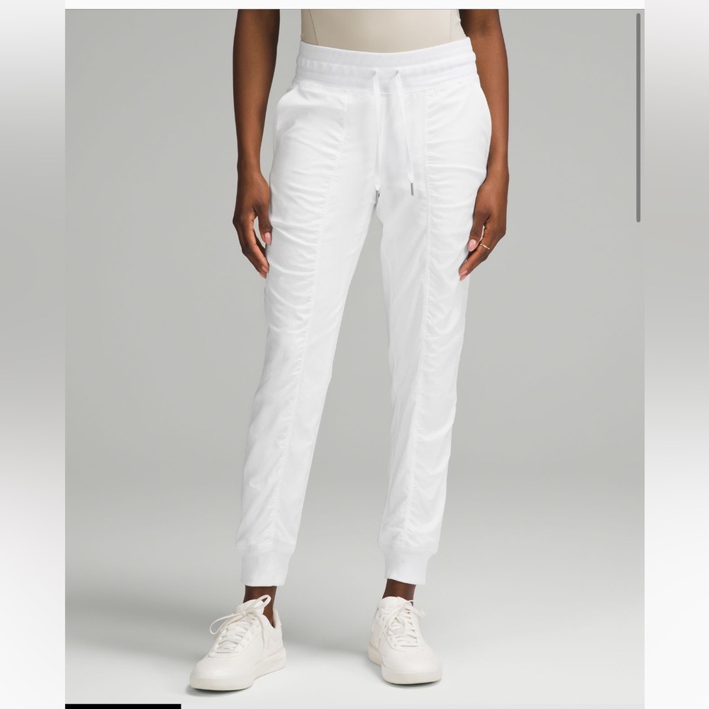 Lululemon dance studio full length joggers worn once. Size 16. Cream